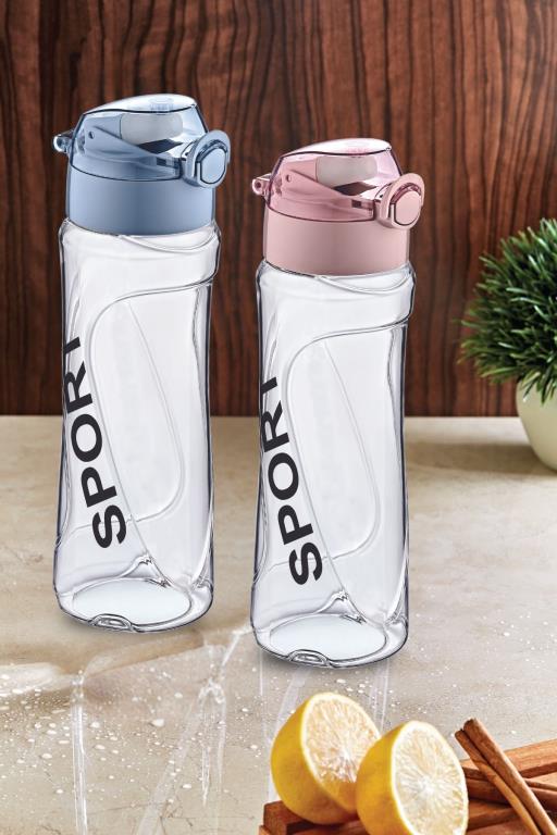 Polikarbon Su Matarası Pipetsiz Su Şişesi Suluk 700 ml Sporcu Su Şişesi- Koku Yapmaz